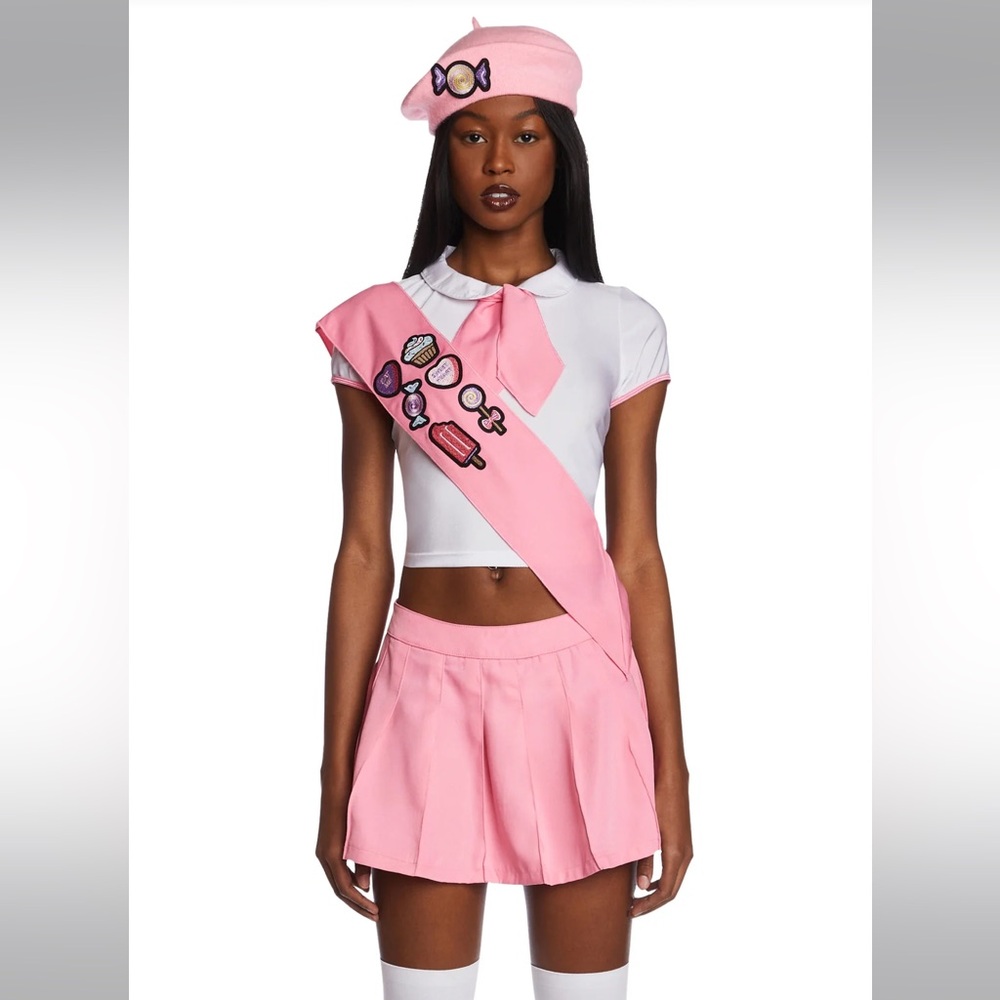 Dolls Kill Girl Scout / SCOUT'S HONOR CANDY COSTUME